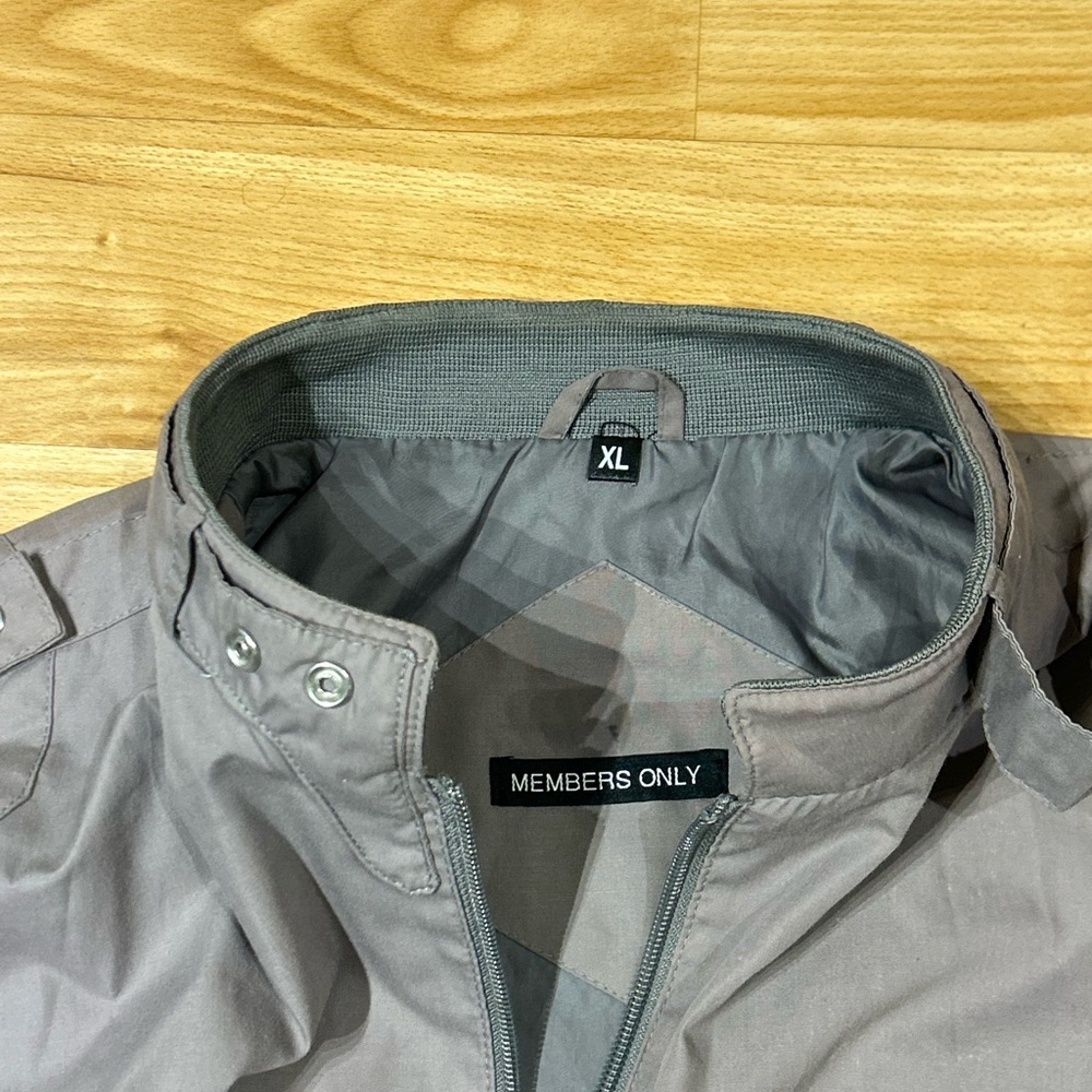 Members Only Gray Jacket - Picture 4 of 15